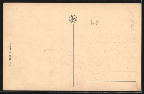 AK Anseremme-sur-Meuse, Grand Hotel Beau Rivage, sa Terrasse ombragee