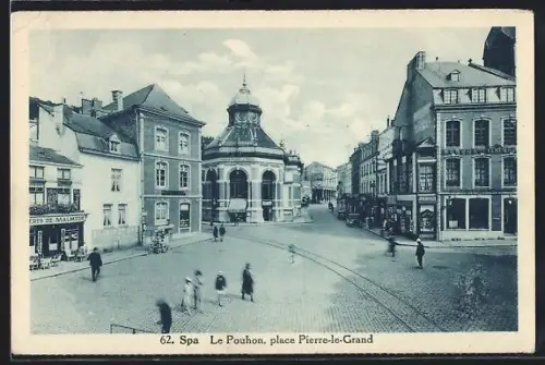 AK Spa, Le Pouhon, place Pierre-le-Grand