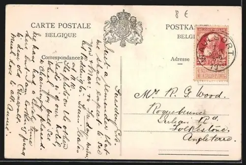 AK Waulsort, Vue generale de l`Hotel de la Meuse