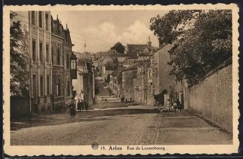 AK Arlon, Rue de Luxembourg, Strassenansicht