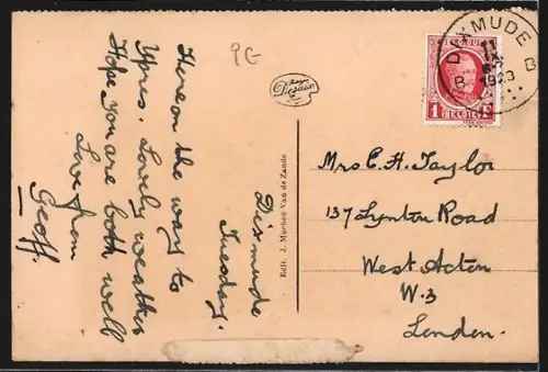 AK Dixmude, Generaal Jacques straat