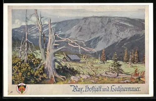 AK Deutscher Schulverein NR 521: Panorama mit Lechnermauer