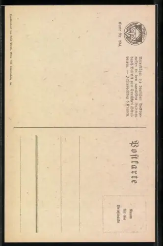 AK Deutscher Schulverein Nr. 234: Klosterneuburg, Totalansicht im Herbst