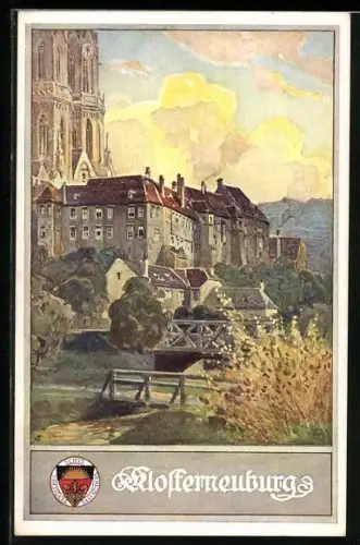 AK Deutscher Schulverein NR: 233, Klosterneuburg, Ortsansicht