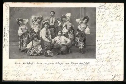 AK Louis Tartakoff`s beste russische Sänger und Tänzer der Welt