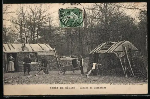 AK Unterkünfte der Arbeiter der Forstwirtschaft