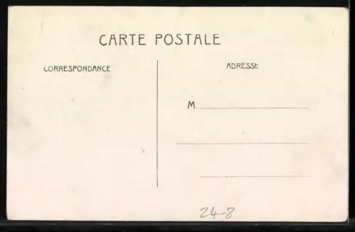 AK Messine, Les Quais, La Terre entrouverte, Erdbeben