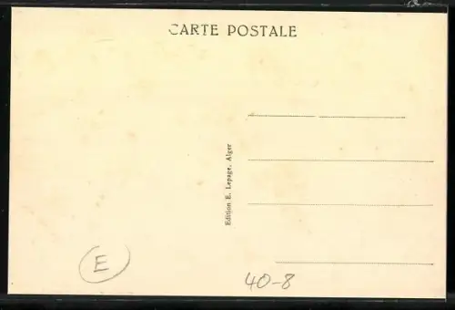 AK Karikatur zwei gut genährter Araber, die eine grosse Portion leckeres Essen bekommen