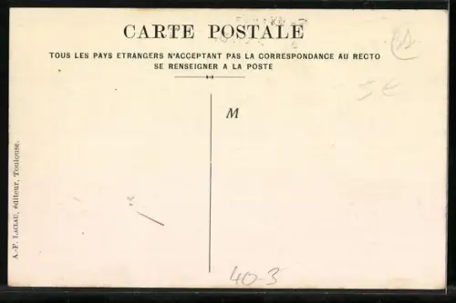 Künstler-AK Barbazan, Le Lac ou les Chutes du Niagara de l`endroit, Toilettenhumor