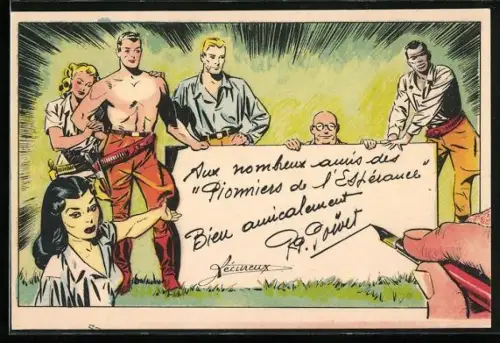 AK Tous les jeudis dans Vaillant, Les Pionniers de l`Èspérance, Comic