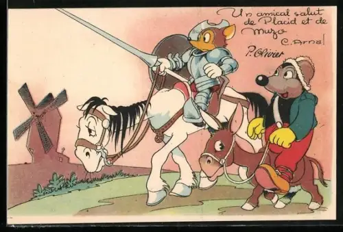 AK Tous les jeudis dans Vaillant, Placid et Muzo, Comic