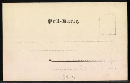 Lithographie Leute feiern die Sonnenwende