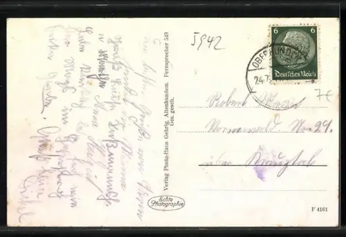 AK Oberhundem /Sauerland, Rhein-Weser-Turm auf dem Westenberg