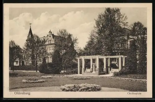AK Oldenburg / O., Cäcilienplatz