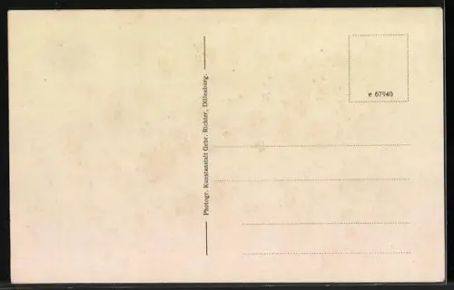 AK Burbach / Westerwald, Ortsansicht mit Kirche und umliegender Landschaft