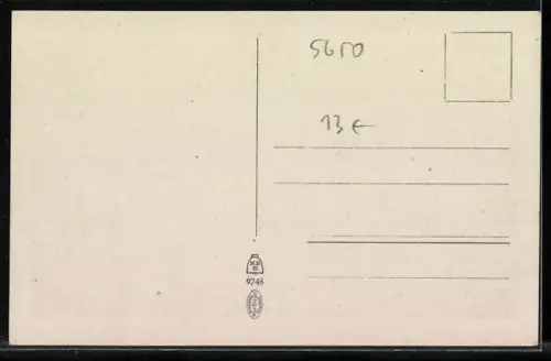 AK Solingen, Panoramaansicht der Stadt