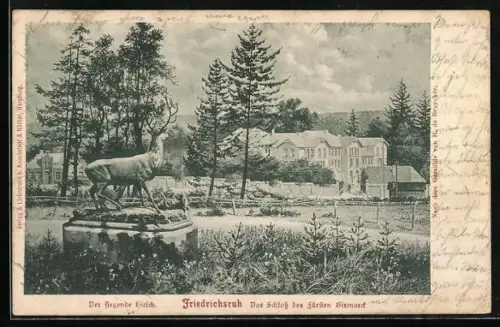 AK Friedrichsruh, Schloss des Fürsten Bismarck