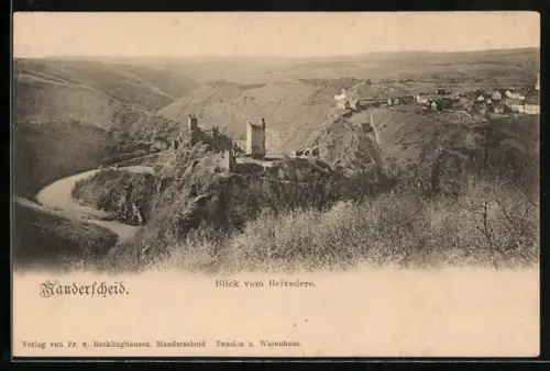 AK Manderscheid, Blick vom Belvedere