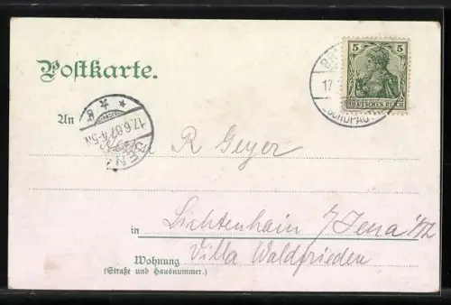 AK Lichtenwalde, Schloss Lichtenwalde, Grosse Allee