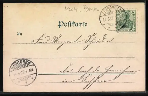 AK Zinnowitz, Östlicher Strand, Boote, Strandkörbe