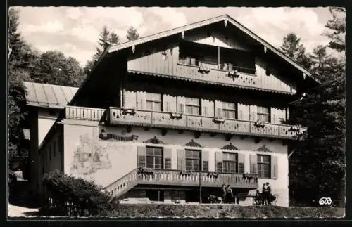 AK Berchtesgaden, Kinderkurheim Landhaus Schönsicht