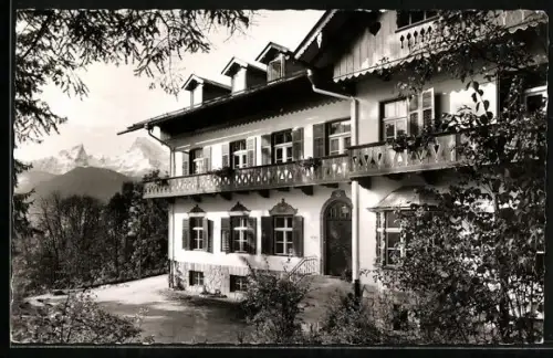 AK Berchtesgaden, Kinderkurheim Landhaus Schönsicht, Bes. H. u. F. Schulz