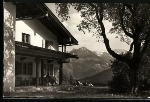 AK Berchtesgaden-Ilsank, Gasthof Geissstall-Lehen