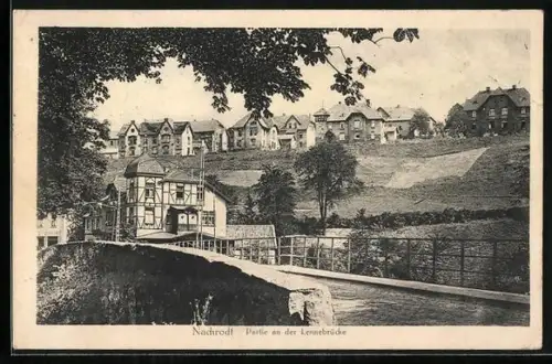 AK Nachrodt, Partie an der Lennebrücke