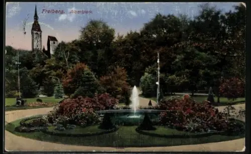 AK Freiberg / Sachsen, Albertpark