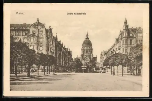 AK Mainz, Untere Kaiserstrasse