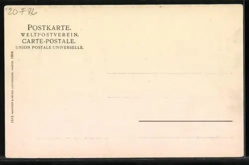 AK Hamburg-Uhlenhorst, Alsterpartie bei der Hartwicusstrasse