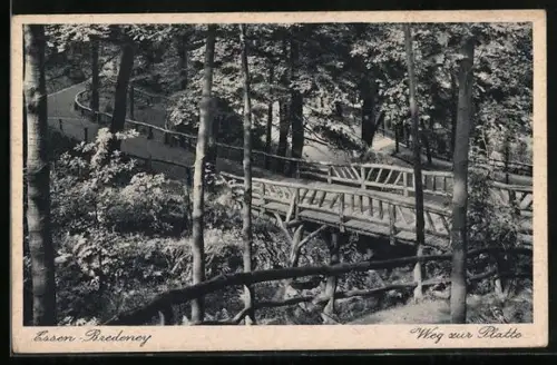 AK Essen-Bredeney, Weg zur Platte