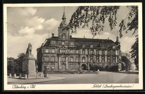 AK Oldenburg i. Old., Schloss, Landesgewerbemuseum