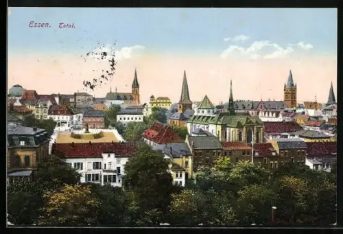 AK Essen / Ruhr, Totalansicht der Stadt