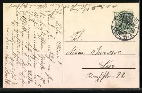 AK Oldenburg / O., Neues Palais II