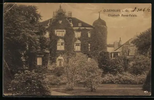 AK Oldenburg i. Gr., Elisabeth Anna-Palais