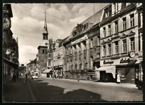AK Oldenburg i. O., Langestrasse mit Lappan