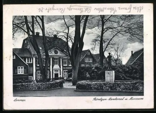 AK Lennep, Röntgen-Denkmal, Museum