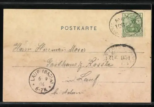 AK Offenburg, Stadtansicht, Panorama