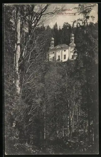 AK Ramsau / Berchtesgaden, Kirche Kunterweg