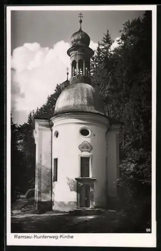 AK Ramsau / Berchtesgaden, Kunterweg-Kirche