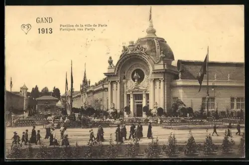 AK Gand, Exposition Internationale et Universelle 1913, Pavillon de la ville de Paris