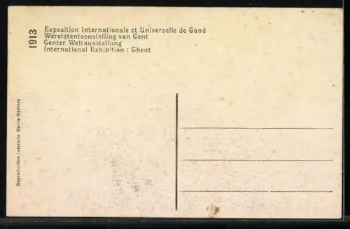 AK Gand, Exposition Internationale et Universelle 1913, Le Pavillon de Hollande