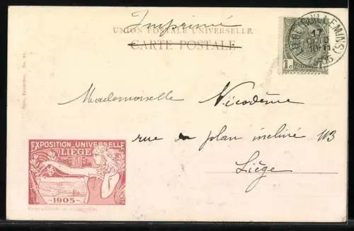 AK Liege, Exposition Universelle 1905, Congo