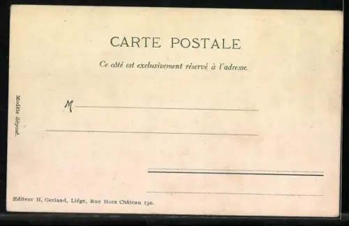 Künstler-AK Liège, Illumination et feux d`artifice à l`Exposition