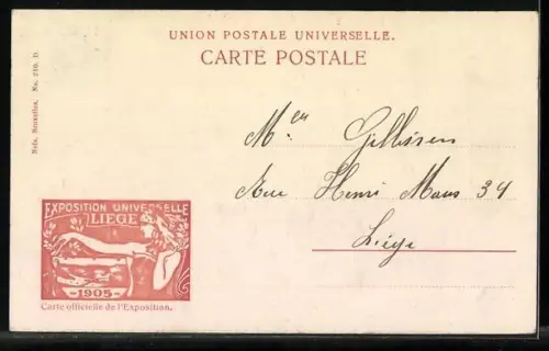 AK Liége, Exposition Universelle 1905, Pavillon de Norvége