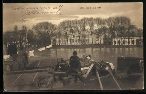 AK Liége, Ausstellung, Exposition universelle 1905, Palais des Beaux-Arts