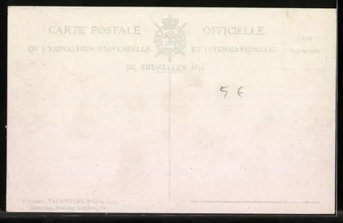 AK Bruxelles, Exposition 1910, Avenue des Colonies, Ausstellung