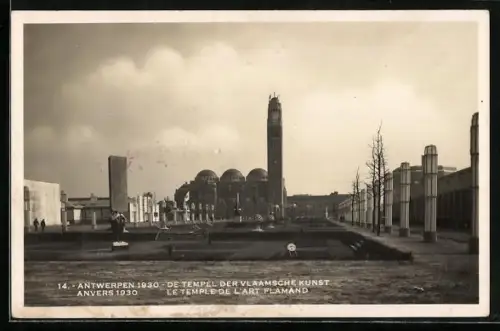 AK Anvers / Antwerpen, Exposition internationale 1930, Tempel der flämischen Kunst