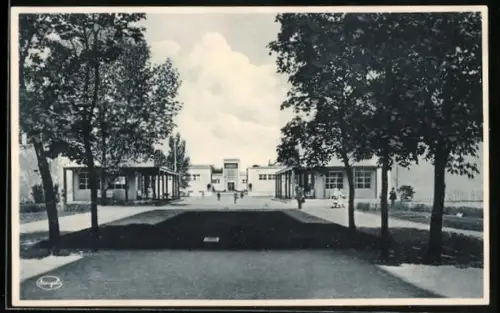 AK Dresden, Jahresschau Deutscher Arbeit, Blick nach dem Festplatz
